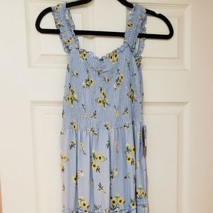 J for Justify Blue/Yellow Floral Maxi Dress